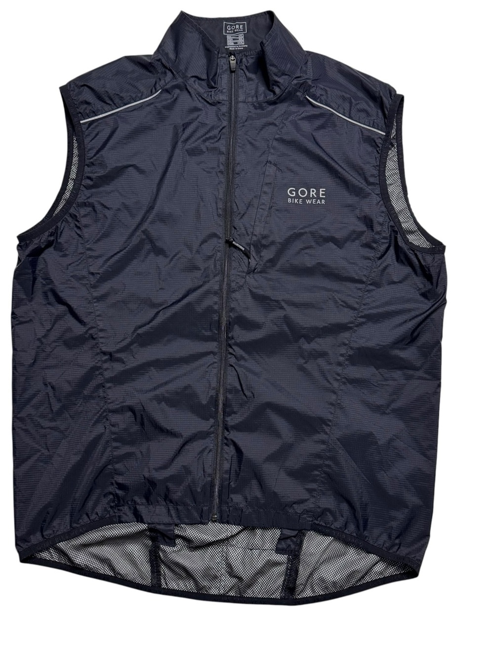 Gore Bike Wear Women’s XXL Windstopper Cycling Vest Black Full Zip